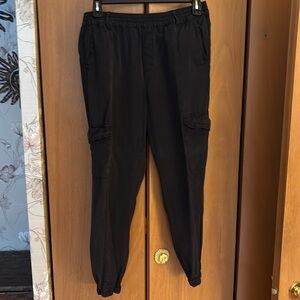 Charcoal lightweight cargo pants XL.